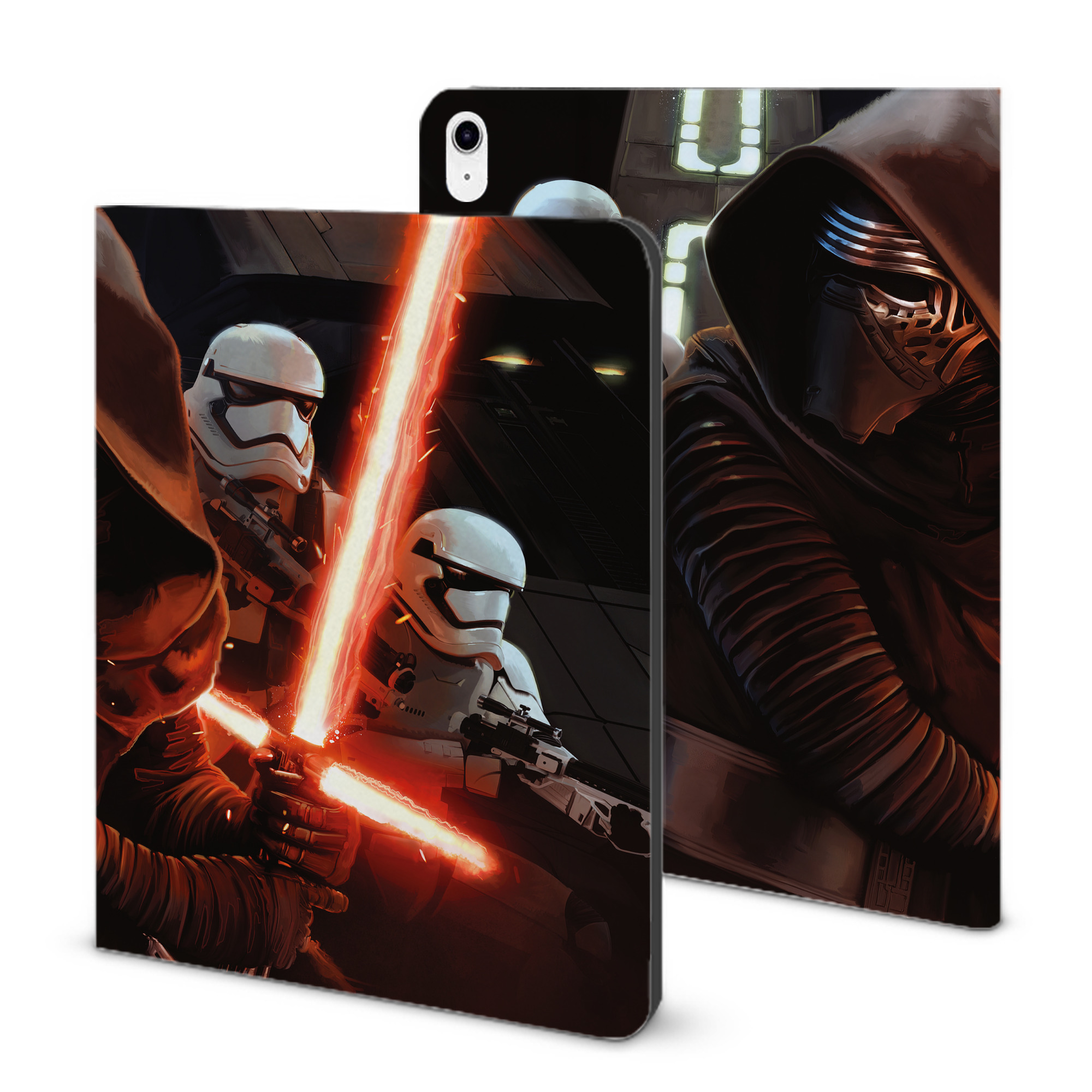 （画像用） スター・ウォーズ Star Wars IPad ケース ブック型 PUレザー TPU 耐衝撃 軽量 薄型 ペン収納なし 全面保護 IPad 各モデル対応